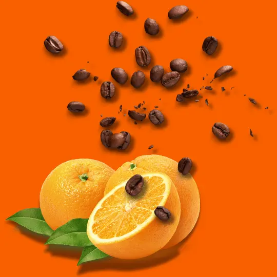 orange fermented specialty coffee beans for cafes